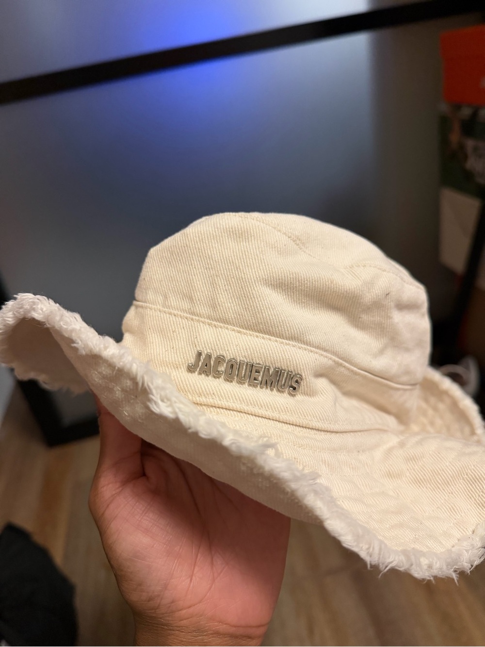Jacquemus Frayed Brim Bucket Hat